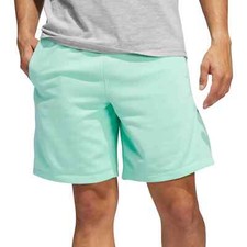 NWT adidas Men s Solid French Terry Shorts Mint Size XS HI3138