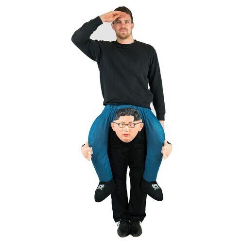 Adult Lift You Up  Kim Jung Un Costume Piggy Back Fancy Dress Party Halloween  - Picture 1 of 4