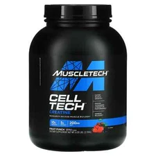 2 X  MuscleTech, Cell-Tech� Creatine, Fruit Punch, 6 lbs (2.72 kg)