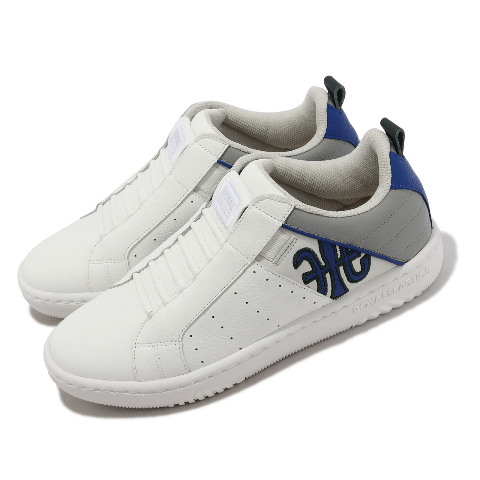 Royal Elastics Icon 20 Белый Нейтральный Серый Синий Мужские Слипоны Повседневные 06532-058 24390₽