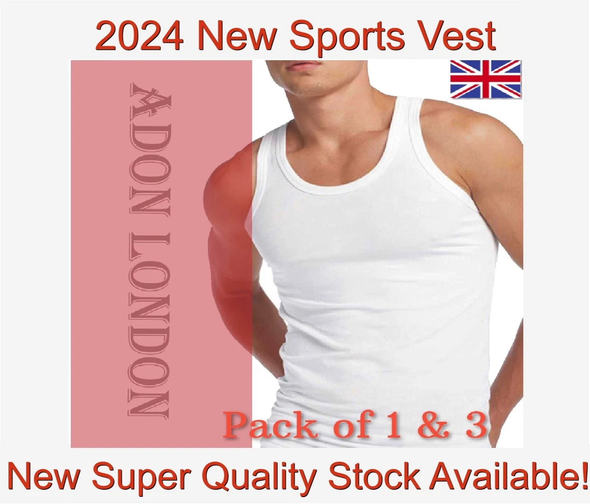 Plain white best sale vests