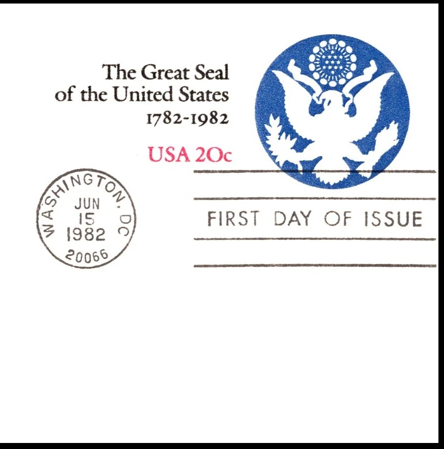 U602 The Great Seal of US FDC, Colorano "Silk" Cachet, EC, OF, UA - Image 3 of 3