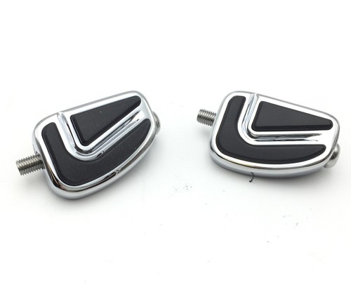 Clavija de palanca de cambios cromada AirFlow 2 piezas para Harley V-Rod CVO Fat Boy FLST - Imagen 1 de 7