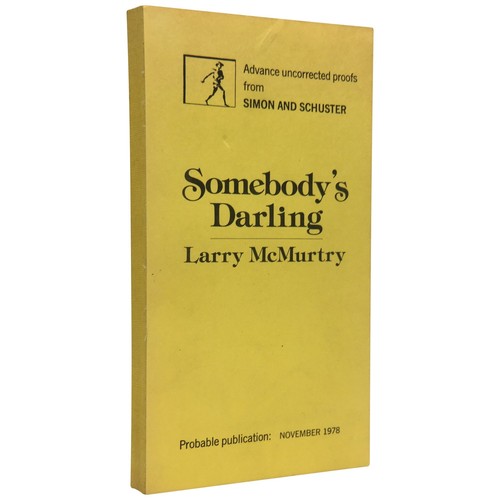 Larry McMurtry / Somebody's Darling Uncorrected Proof 1978 - 第 1/1 張圖片