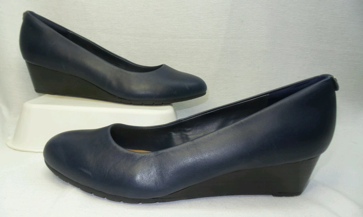 Clarks vendra bloom black leather top