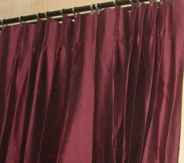 JCPenney Home Pinch Pleat Drapes Deep Plum Size 48" x 81" (24" x 81