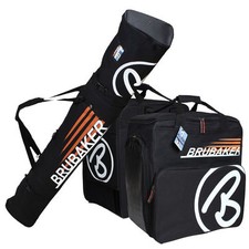 Black Orange Ski Bag Combo CHAMPION for Ski up to 170 cm Poles, Boots  Helmet