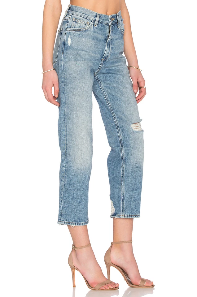 NUEVO CON ETIQUETAS M.i.h JEANS JEANNE WHIPTAIL TIRO ALTO RECORTADOS DESGASTADOS JEANS 30 Foto 2 de 4