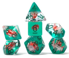 SDZ0024-02 Sirius Dice Role Playing Game Dice Set (7): Magic Mushroom