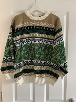 Aitch Acrylic Knitted Jumper Size M