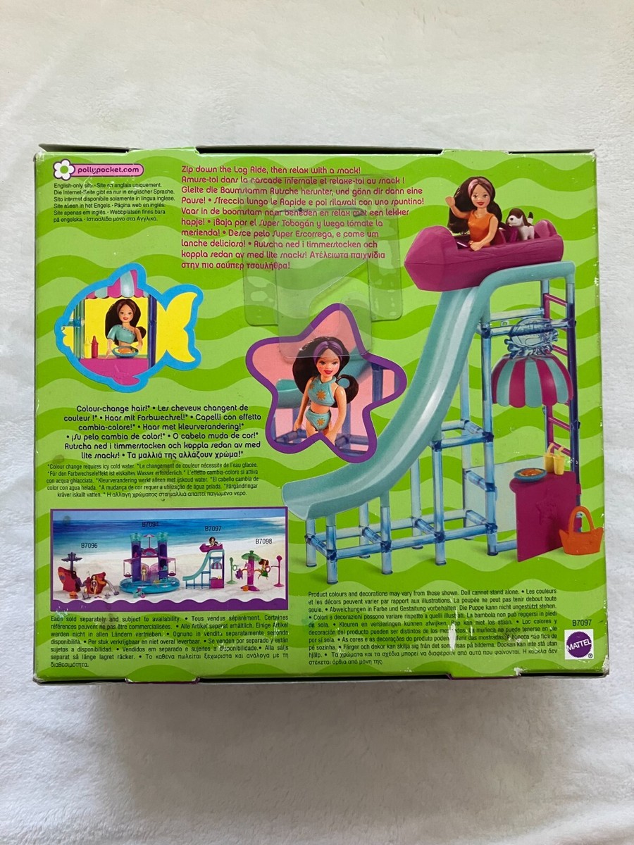 Polly Pocket Doll Wild Waves Log Ride Kerstie 2003 Vintage New NIB