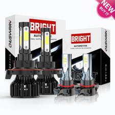 For Gmc Yukon 2007 - 2014 4x 6000k Combo Led Headlight Hilo Fog Light Bulb