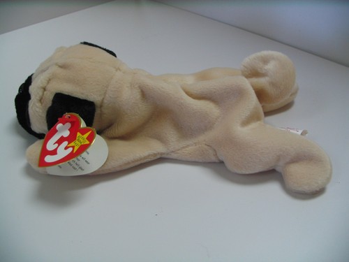 Ty Beanie Babies 1996 Pugsly the Pug - Retired Limited Production - Picture 6 of 8