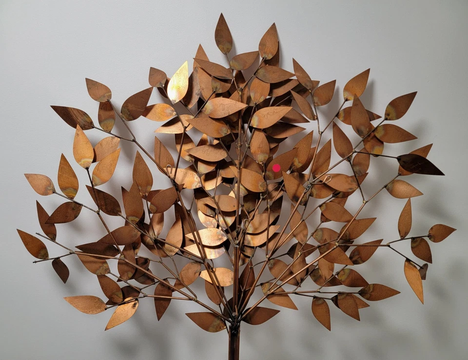 Rare 1970 Mid Century Modern Brass/Copper Tree  Hand signed by Curtis Jere  - Image 3 of 4