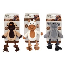 AFP Hundespielzeug Knoten 31x22,5 cm mit Quietscher f&uuml;r Hunde, Lambswool-Cuddle