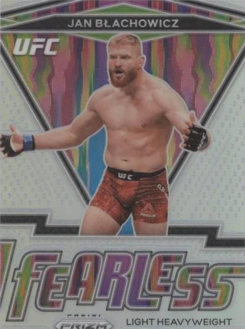2021 Panini Prizm UFC - Fearless Jan Blachowicz #6 Silver Prizm for ...