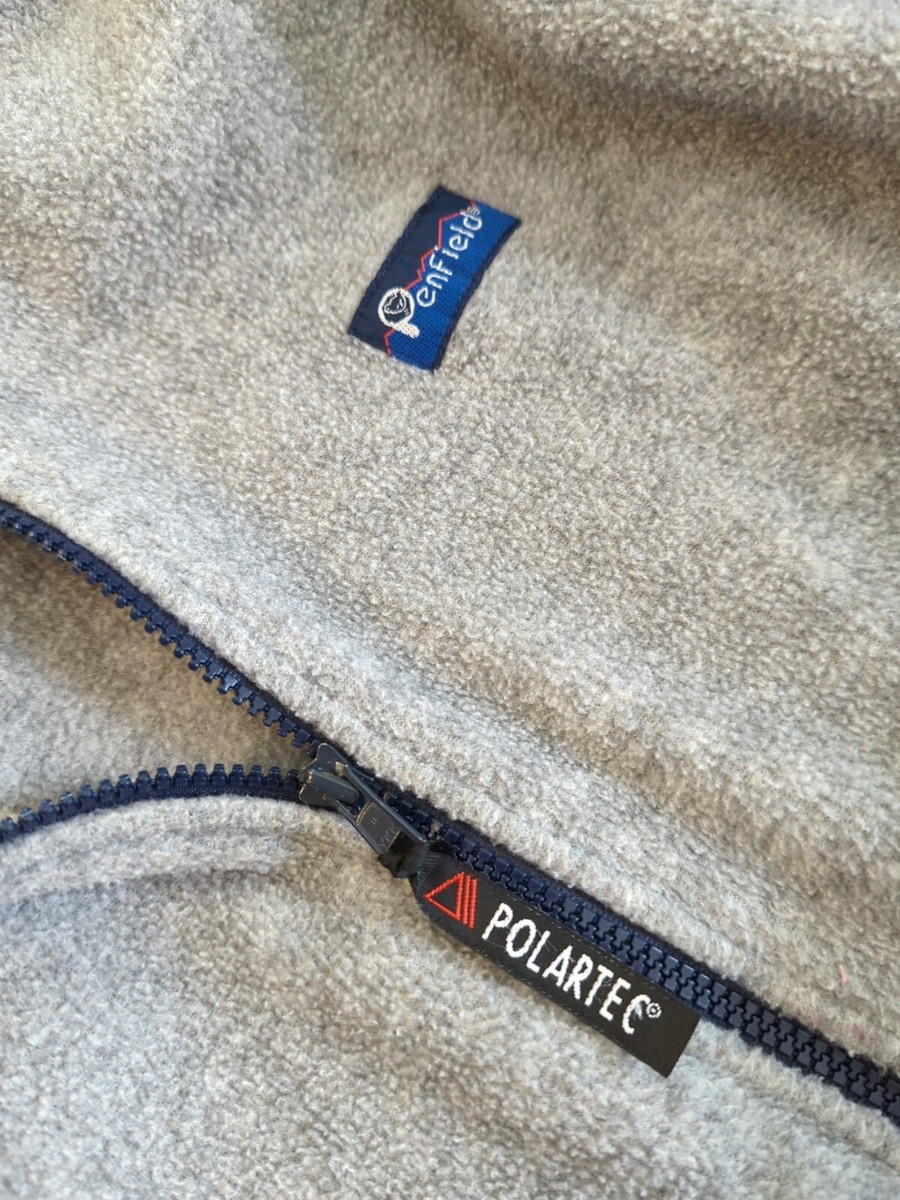 Vintage 90's Penfield Fleece Jacket Adult XL Gray Navy Made Vintage 90's Penfield Fleece Jacket Adult XL Gray Navy Made