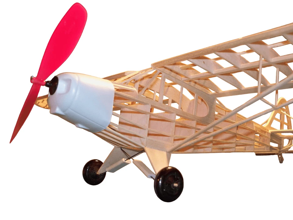 Guillow's Aereo Balsa Piper Super Cub 95 tagliato al laser Scala 1:18 - Immagine 4 di 4