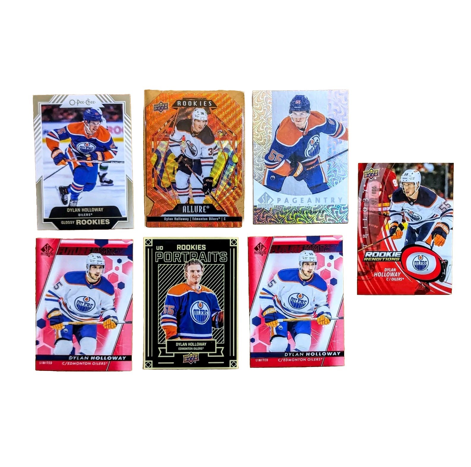 много карт Dylan Holloway 2022-23 Rookie