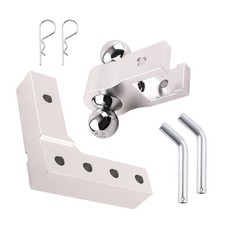2 Receiver 6 Droprise Towing Hitch Dual Ball Trailer 2 2-516 5000lbs