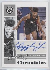 2021-22 Panini Chronicles Draft Picks Rookie Signatures Elyjah Goss Auto 2u6