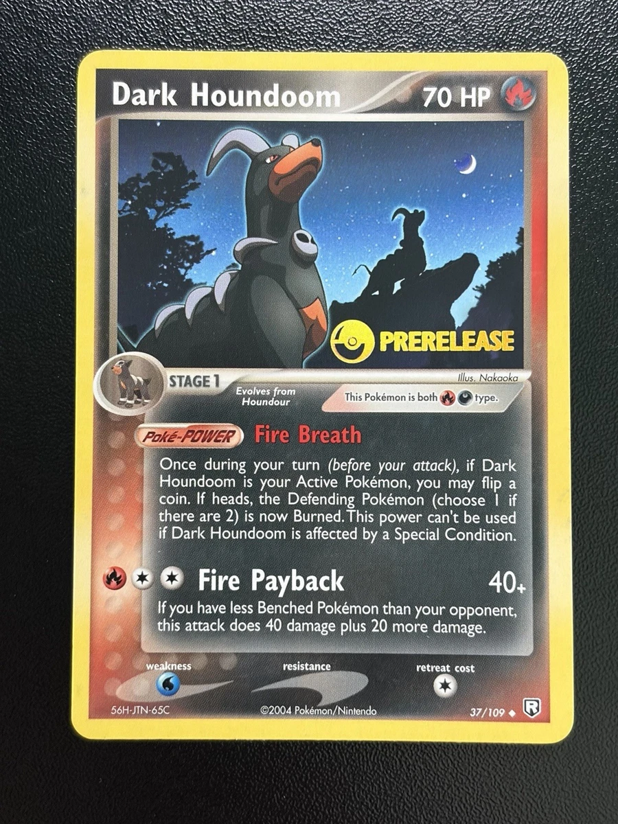 Dark Houndoom Pokémon TCG Cards for sale | eBay