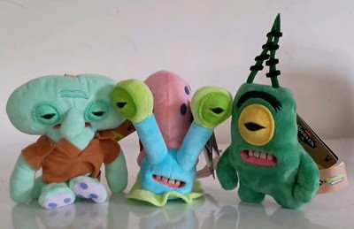 SpongeBob Fuggler Squidward Plankton Gary Bag Clips Set of 3 New with Tags Rare