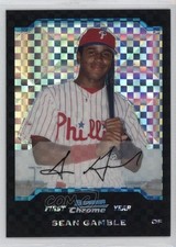 2004 Bowman Draft Chrome X-Fractor /125 Sean Gamble #BDP73 0q3