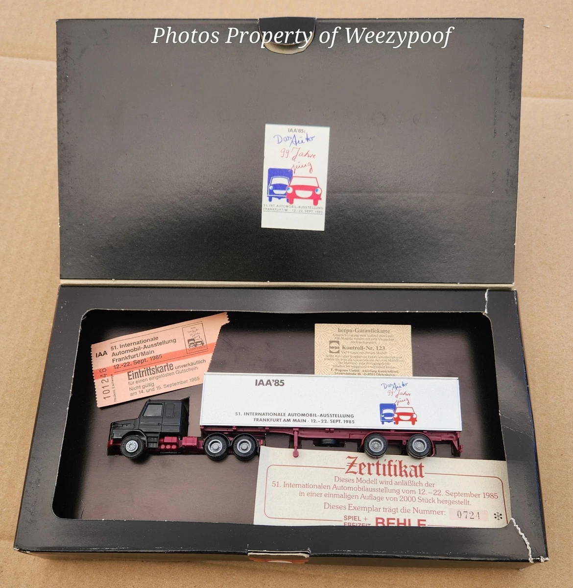 Véhicules routiers - Herpa - Camion SCANIA CS20 HD SZ Schumacher Semi