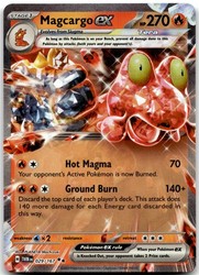 Magcargo ex 029/167 Twilight Masquerade Double Rare Holo