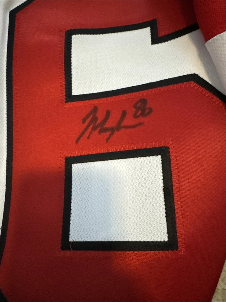 New Jersey Devils Hughes Signed Jersey - Image 2 of 4