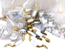 Porcelain Drawer Pulls Knobs Handles Mixed Lot of 40 Cottagecore Farmhouse