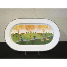 Villeroy & Boch Design Naif 15" Oval Serving Platter