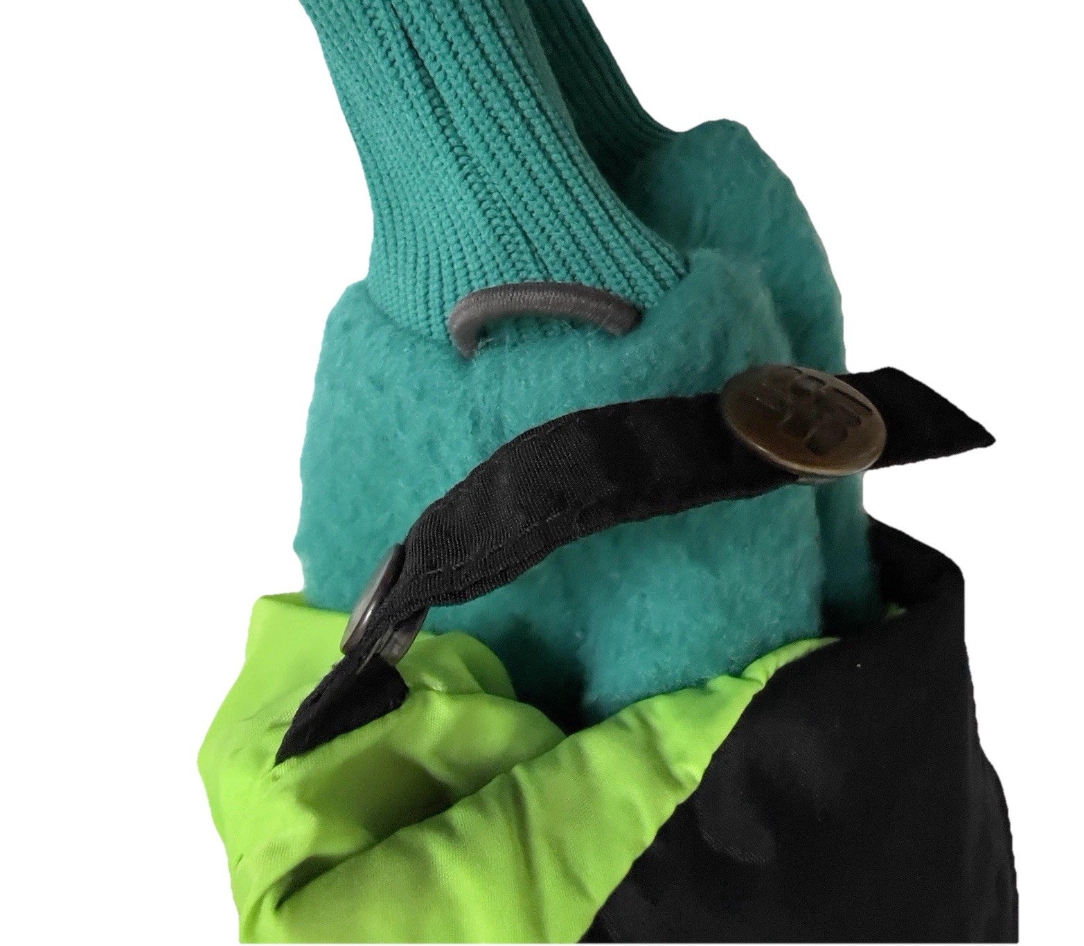 Columbia Bugaboo Interchange 3-in-1 Jacket Men’s L Vintage 90s Neon Ski Coat