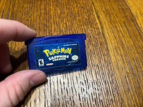 Pokemon: Sapphire Version (Nintendo GBA) Authentic, Tested, & w/Dry Battery!