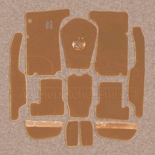 Cognac Velours Carpet Set For Alfa Giulia Spider Giulietta Spiderveloce