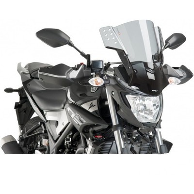 Puig Windschutzscheibe Rafale für Motorräder - Universalscheibe Dragster SV FZ8