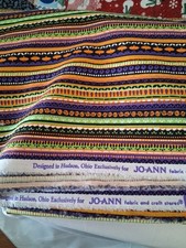 1/2 Yard Cut Of Multicolor Halloween Fabric JoAnn