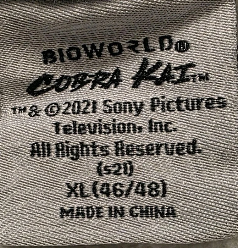 Толстовка с капюшоном Cobra Kai Strike First Karate Kid Saga XL - Изображение 3 из 4