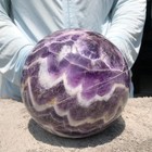 11.3LB Natural Dreamy Amethyst Quartz sphere Crystal ball Mineral specimen — photo 5