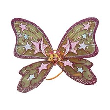 Costume Winx Club STELLA ALI SCINTILLANTI Believix Fata Nickelodeon Ragazze 4-6