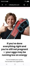Stick Baby Stick OvaPower Red Light Fertility Belt Egg Quality Cellular Energy