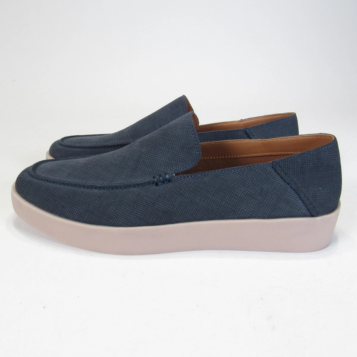 Mens sz 8 blue Steve madden loafers ARROZZA Navy Suede Slip-On Men main image 3