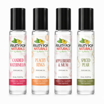 Fruity Pop Naturals Roll-On Perfume Oil   Plant-Based | Phthalate-Free Fragrance