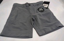 Hurley Boys H2O-Dri 2 Way Stretch Shorts Size 10 Cool Gray NEW