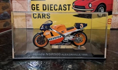Deagostini IXO 1/24 Repsol Honda NSR500 - Alex Criville 1999 in Case - Image 1 of 4