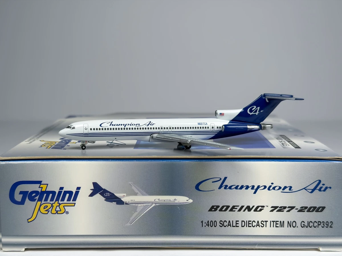 Champion Air Boeing 727-200 1:400 Gemini Jets N697CA (GJCCP392) | eBay