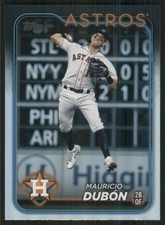 2024 Topps Rainbow Foil #326 Mauricio Dubón Houston Astros Baseball Card 35163