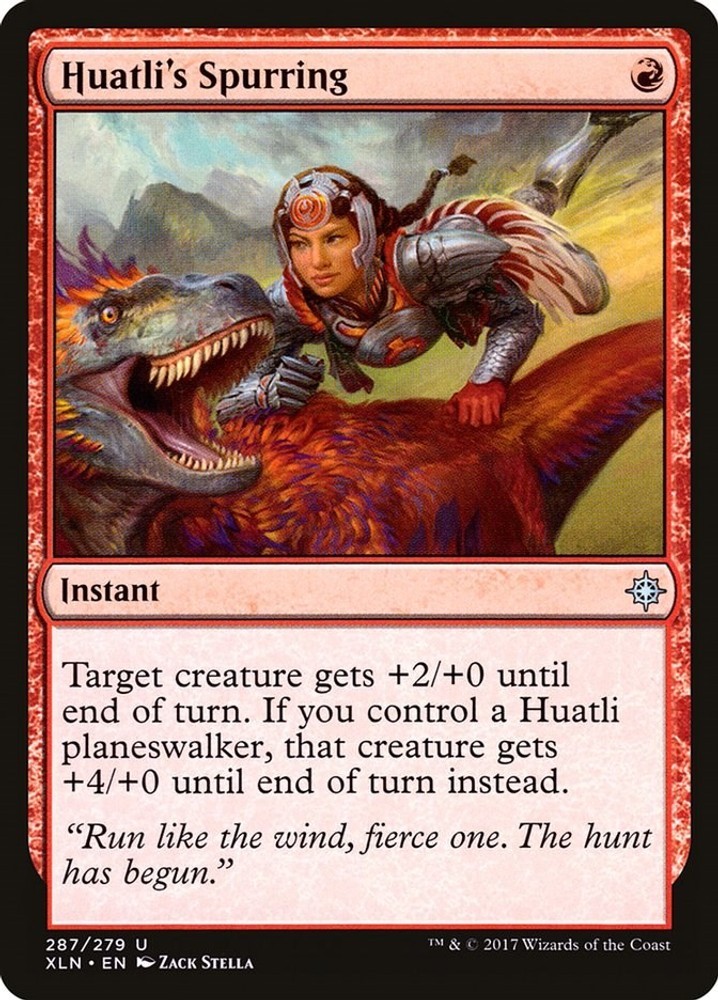 NM - Huatli's Spurring [XLN - 287] Ixalan