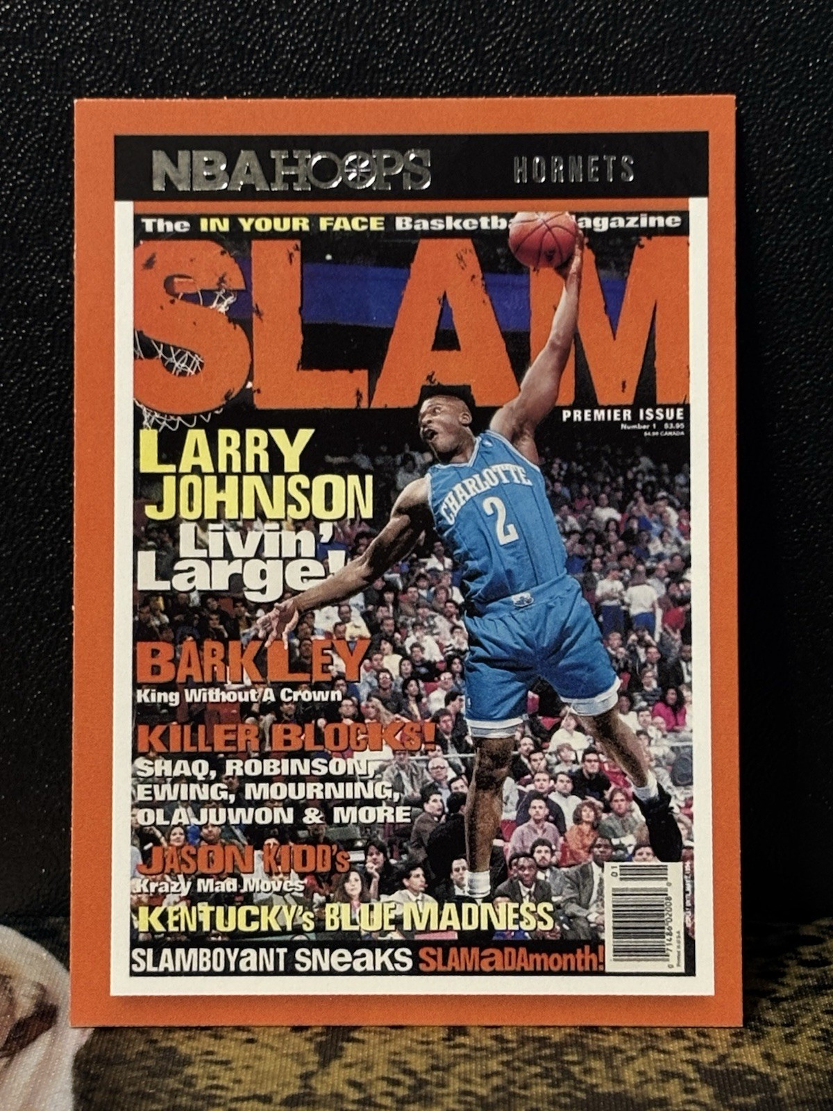 2021-22 Panini Hoops Larry Johnson Slam Cover #1 Grandmama